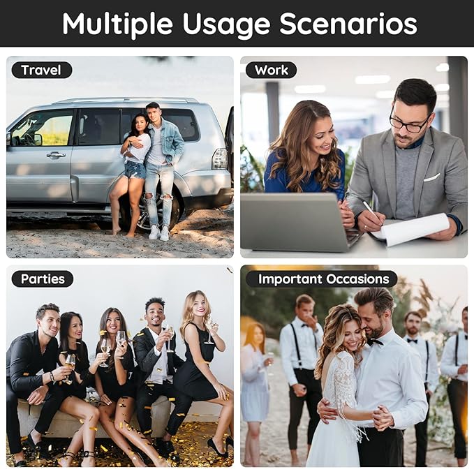 Segbeauty Travel Perfume Bottle Refillable, 5pcs 10ML Mini Glass Perfume Containers with Funnel and Pipette, Empty Portable Leak-proof Fragrance Bottles Spray Atomizer Pump Bottle Kit for Toiletries-BrightBean Baby