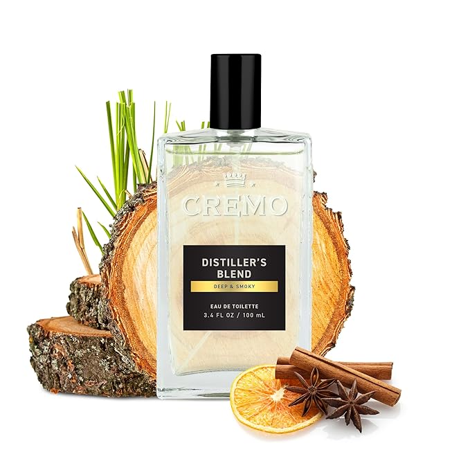 Cremo Cologne for Men - Distillers Blend Mens Cologne Spray - A Combination of Kentucky Bourbon, Smoked Vetiver and American Oak, Fragrances For Men, 3.4 Fl Oz-BrightBean Baby