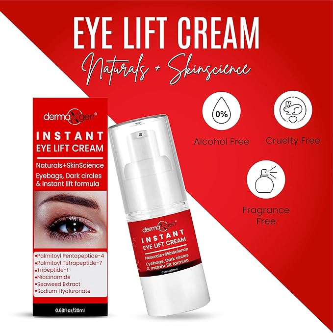 Rapid Reduction Eye Cream - Eye Cream Anti Aging Treatment for Dark Circles - Instant Under Eye Cream - Advanced Peptide Skin Tightening Formula - Instantly Removes Puffiness Wrinkles 20ml-BrightBean Baby