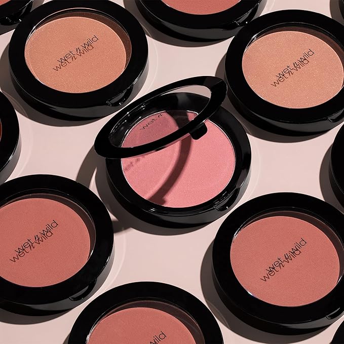 wet n wild Color Icon Blush, Effortless Glow & Seamless Blend infused with Luxuriously Smooth Jojoba Oil, Sheer Finish with a Matte Natural Glow, Cruelty-Free & Vegan - Nudist Society(Packaged)-BrightBean Baby