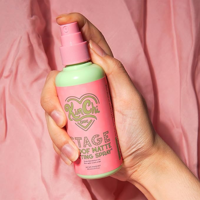 Kimchi Chic Beauty Stage Proof Matte Setting Spray, Makeup Finishing Mist and Fixative for All Skin Types, 3.55 fl oz-BrightBean Baby
