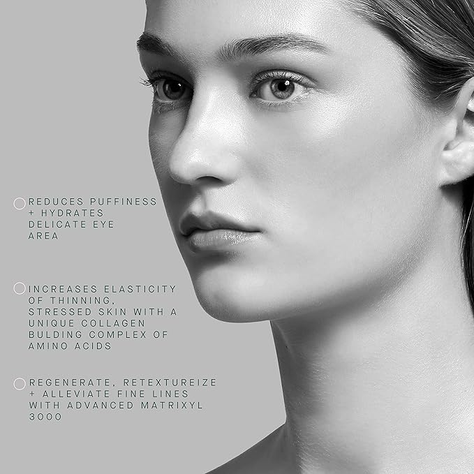ARCONA Peptide Eye Serum - Coffee Extract Reduces Puffiness, Aloe + Lavender Soothe, Peptides Reduce Fine Lines + Wrinkles .3 oz. Made In The USA-BrightBean Baby