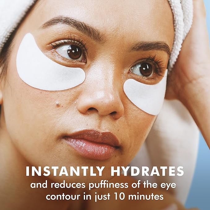 skyn ICELAND Hydro Cool Firming Under Eye Patches, Instant Cooling for Puffy, Tired Eyes with Peptides and Coenzyme Q10, 10 Minute Treatment, Vegan, All Skin Types, 16 Pairs-BrightBean Baby