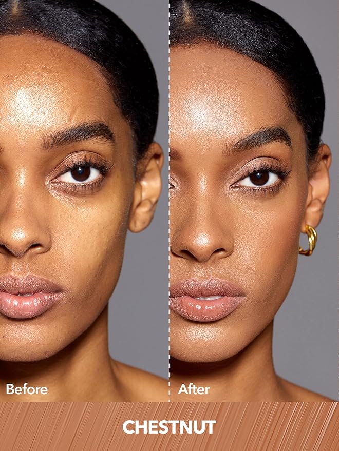SHEGLAM 12HR Full Coverage Concealer Matte Finish Concealer Stick for Under Eye and Dark Circles - Chestnut-BrightBean Baby
