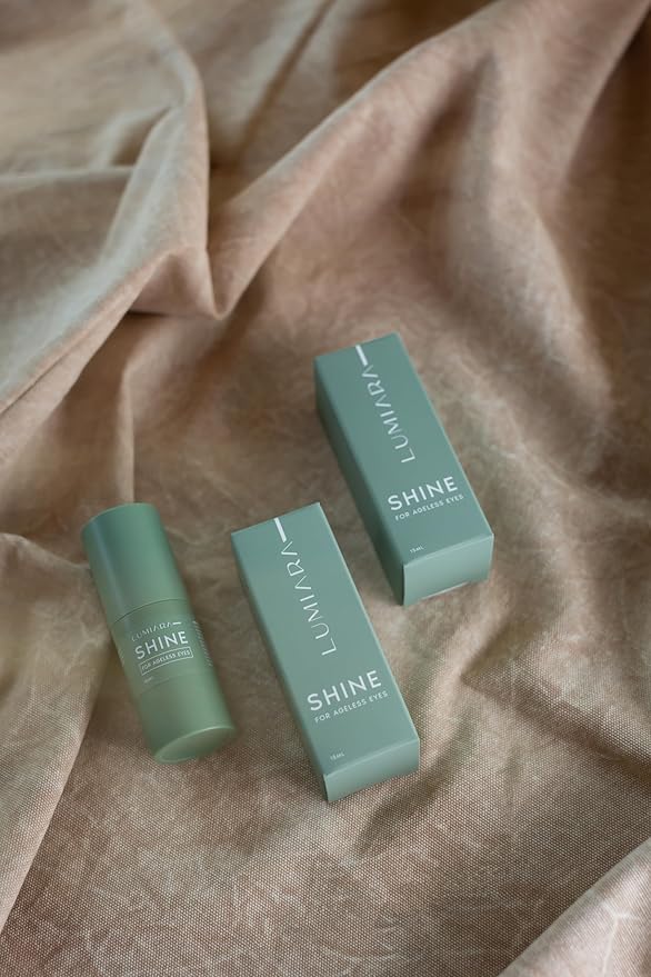 Lumiara Shine Anti Aging Eye Serum - Hydrating and Brightening Serum For All Ages & Skin Types - Organic, Paraben Free, Cruelty Free & Plant Based Wrinkle Reduction - Made In The USA - 15 ml-BrightBean Baby