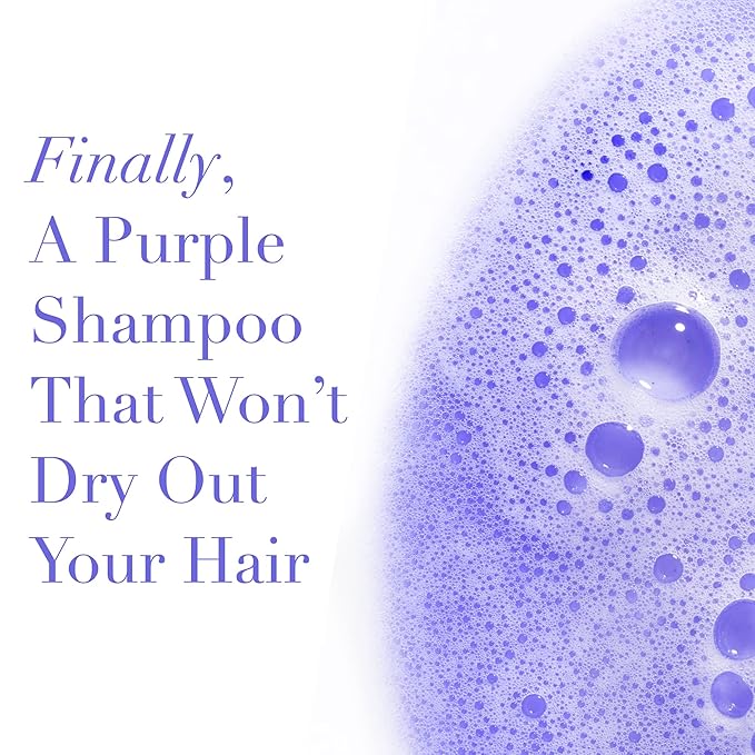 Goldie Locks Brilliant Blonde Purple Shampoo for Blonde, Lightened, Grey Hair & Extensions, Brightens, Tones, Eliminates Brass, Sulfate-Free, Nourishing, Moisturizing, Color Safe, 8.45 Fl Oz Bottle-BrightBean Baby
