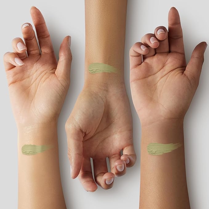 THESAEM Cover Perfection Pot Concealer #Green Beige - High Adherence & Coverage Balm, Conceals & Corrects Redness Spots, Matte Finish Sebum Control for Oily and Combination Skin-BrightBean Baby