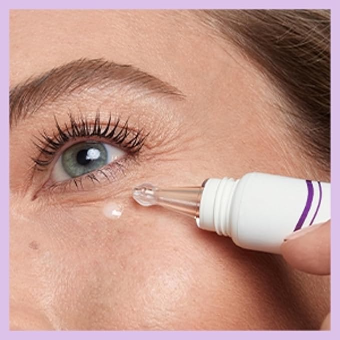COVERGIRL Simply Ageless Skin Eye Lift Serum, Reduces Wrinkles, 1 Pack, 0.92 Oz ,Serum, Face Serum, Skin Tightening Serum, Anti-Wrinkle Serum, Tighter Skin, Instantly Youthful, Works Well With Makeup-BrightBean Baby