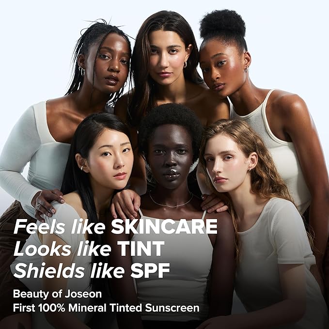 Beauty of Joseon Daily Tinted Fluid Sunscreen 12 Shades for Face Moisturizing Broad Spectrum SPF 40 Korean Skincare 50ml, 1.69 fl.oz #LP110-BrightBean Baby