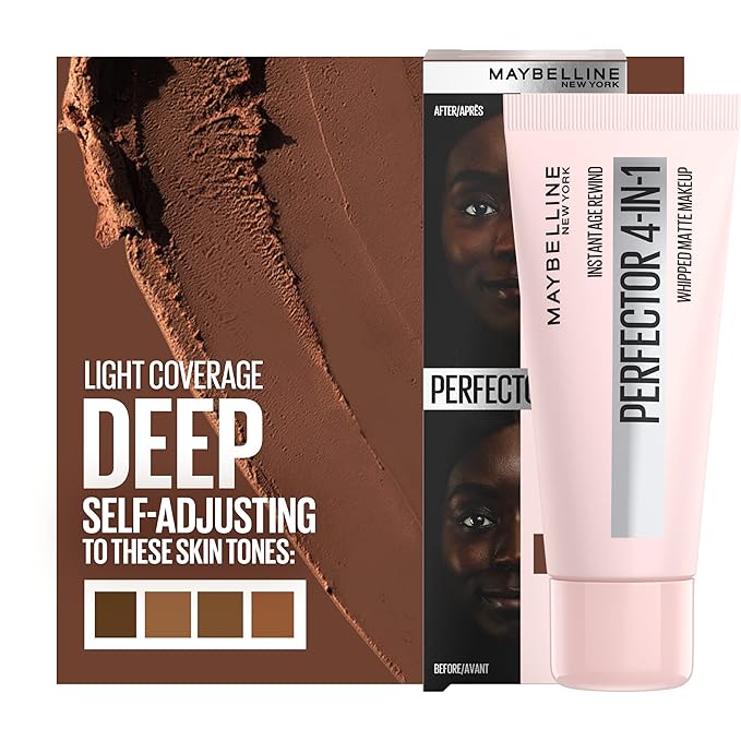 Maybelline Instant Age Rewind Instant Perfector 4-In-1 Matte Makeup, 05 Deep, 1 Count-BrightBean Baby
