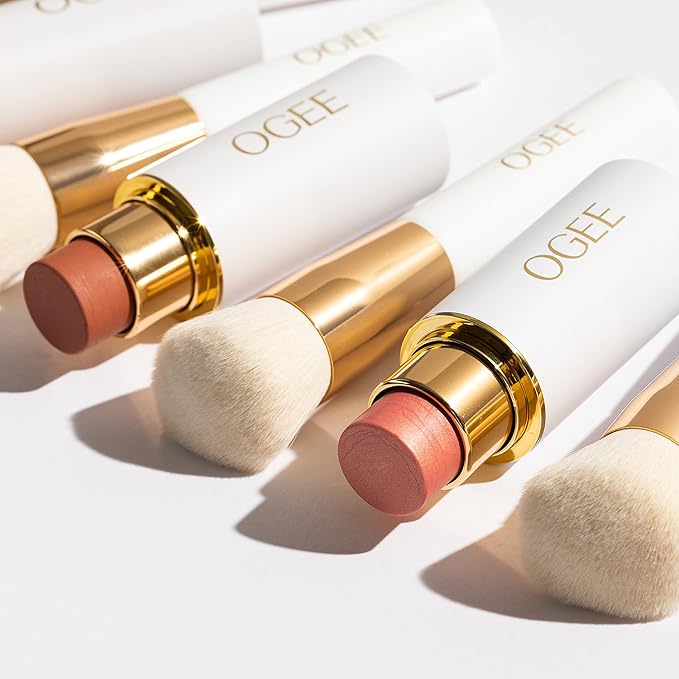 Ogee Blender Brush - Professional Quality Makeup Brush - Ultra-Soft Foundation Brush with Vegan Bristles for Flawless Makeup Application-BrightBean Baby