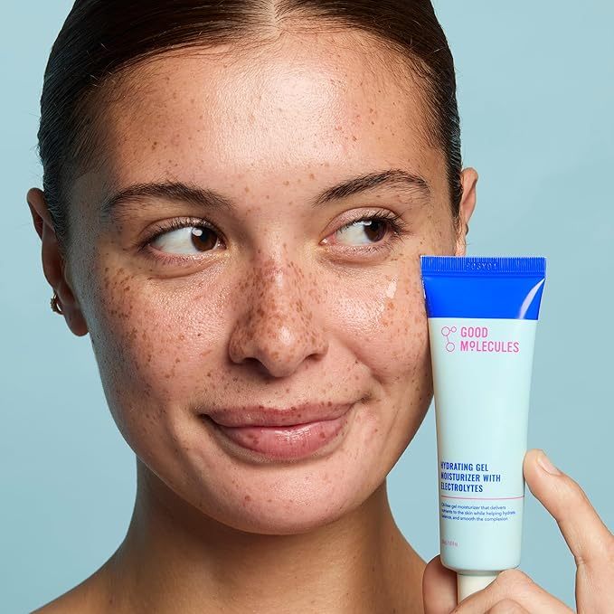 Good Molecules Hydrating Gel Moisturizer - Oil Free Face Moisturizer for Oily Skin With Ultra Hydrating Electrolytes to Rejuvenate, Skin Care for Face-BrightBean Baby