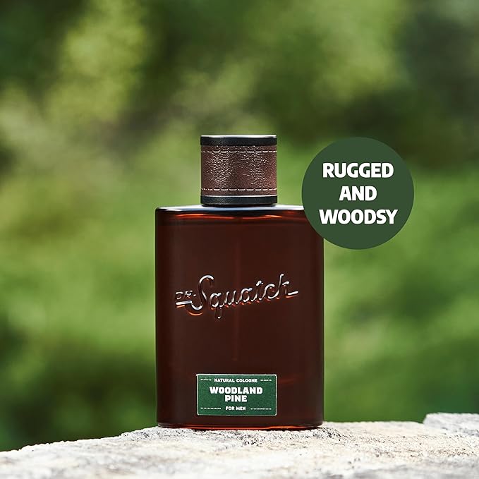Dr. Squatch Natural Cologne for Men - Scent-Lock Technology and Sustainably-Sourced Ingredients - Woodland Pine Cologne (1.7 fl oz)-BrightBean Baby