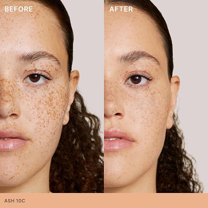 ILIA - Skin Rewind Complexion Stick - Foundation + Concealer + Skincare | Non-Toxic, Vegan, Cruelty-Free, Clean Makeup (10C - Ash, 0.35 oz | 10 g)-BrightBean Baby