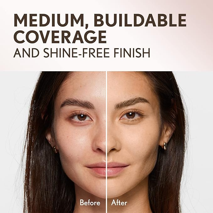 Covergirl Clean Invisible Pressed Powder, Lightweight, Breathable, Vegan Formula, Buff Beige 125, 0.38oz-BrightBean Baby
