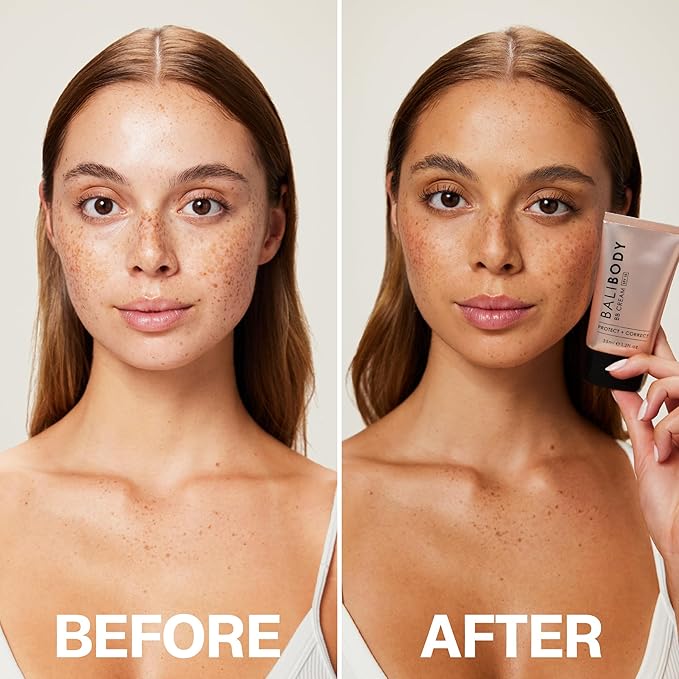 Bali Body BB Cream SPF15 - Tan Shade | Tinted Sheer Face Cream with Hyaluronic Acid & Marine Collagen | Paraben Free, For All Skin Types | Vegan, Cruelty Free Australian Made (35 ml/1.2 fl oz)-BrightBean Baby