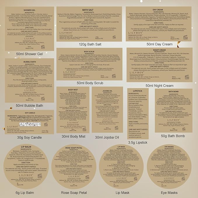 24Pcs Happy Birthday Gifts for Women Mom - Luxury Birthday Presents Spa Gift Set, Bath and Body Gift for Sister Girlfriend Wife Grandma with Necklace, Birthday Gift Set Idea for Women Female Friends-BrightBean Baby