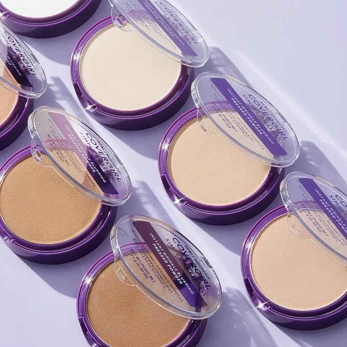 Covergirl Simply Ageless Instant Wrinkle Blurring Pressed Powder, Classic Ivory, 0.39 Oz-BrightBean Baby