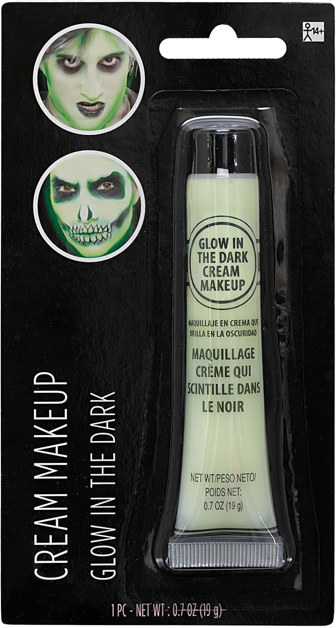 Glow-In-The-Dark Cream Makeup Tube - 0.7 oz. (Pack of 1) - Vibrant Color & Pigmented Perfect for Festive & Creative Looks-BrightBean Baby