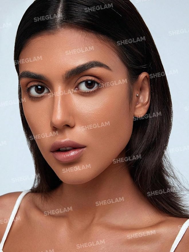 SHEGLAM Snatch 'n' Define Cream Contour Stick Long Lasting Highly Pigmented Sweat Proof Face Bronzer Makeup - Camel Suede-BrightBean Baby