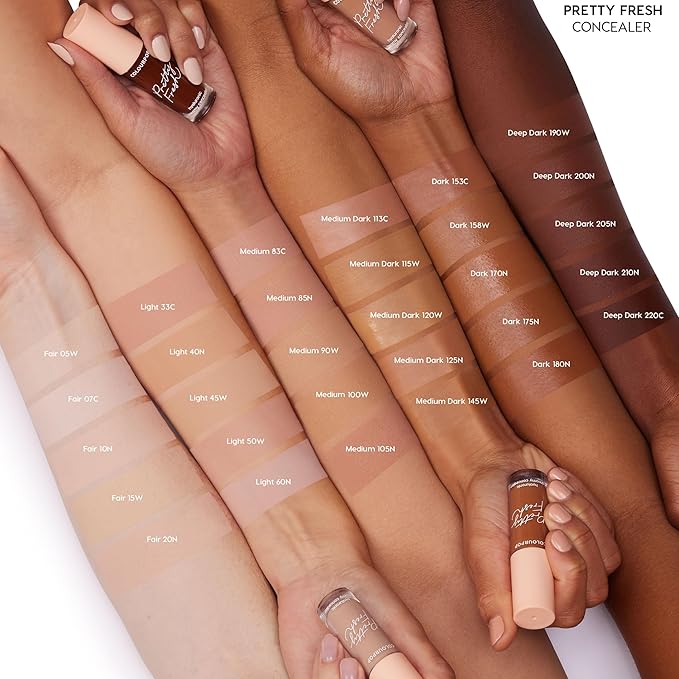 ColourPop Pretty Fresh Creamy Concealer - Full Coverage Concealer with a Natural Finish - Formulated with Hyaluronic Acid & Coconut Water for Instant Hydration - Medium - 90W (0.3 oz)-BrightBean Baby