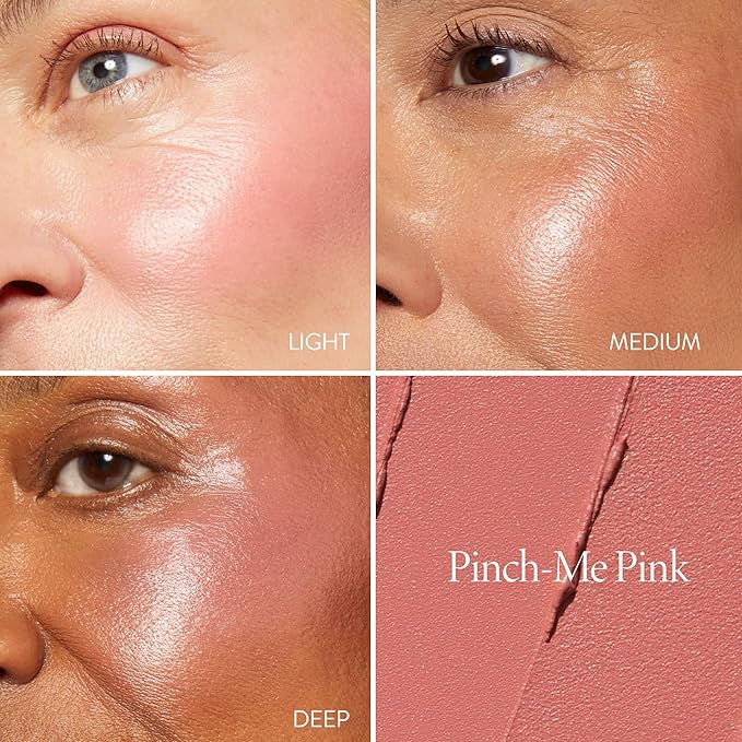 LAURA GELLER NEW YORK The Wonder Balm Complexion Enhancer - Hydrating Weightless Subtle Hint of Color + Glow for Mature Skin - Vegan Squalane - Apply to Cheeks & Lips (02 Pinch-Me Pink)-BrightBean Baby