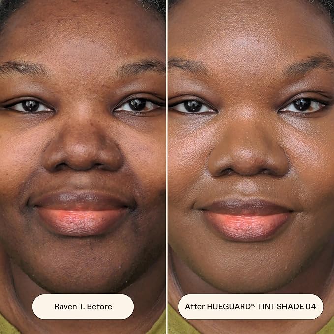 Live Tinted Hueguard Skin Tint SPF 50 - Tinted Mineral Sunscreen with Light-Medium Buildable Coverage With a Hydrating and Radiant Finish - Water and Sweat Resistant, 1.35 fl oz - Shade 04-BrightBean Baby