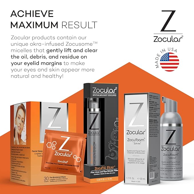 Zocufill Elixir Eye Gel and Face Serum - Eye Bags Treatment for Women and Men - Reduce the Appearance of Dark Circles, Puffy Eyes, Fine Lines and Wrinkles-BrightBean Baby