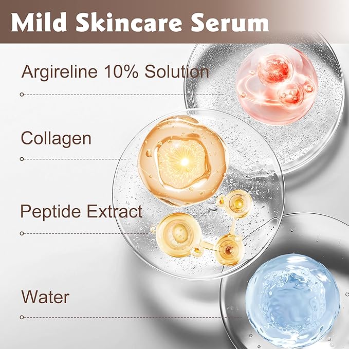 Argireline Serum For Face, Advanced Anti-Wrinkle Facial Serum For Women, Moisturizing Argireline 10% Solution For Face, Argireline Peptide.Suitable For All Skin (1, 1PC)-BrightBean Baby
