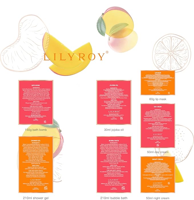 Mother's Day Gift for Mom - Luxury 20-Piece Tropical Spa Gift Set for Women, Bath & Body Care Kit with Shower Gel, Makeup Bag | Christmas, Valentine's, Birthday, Relaxation Gift for All Occasions-BrightBean Baby