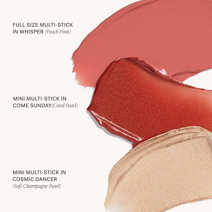 ILIA - Natural Color Ways Multi-Stick Set For Cheeks + Lips | Non-Toxic, Vegan, Cruelty-Free, Clean Makeup-BrightBean Baby