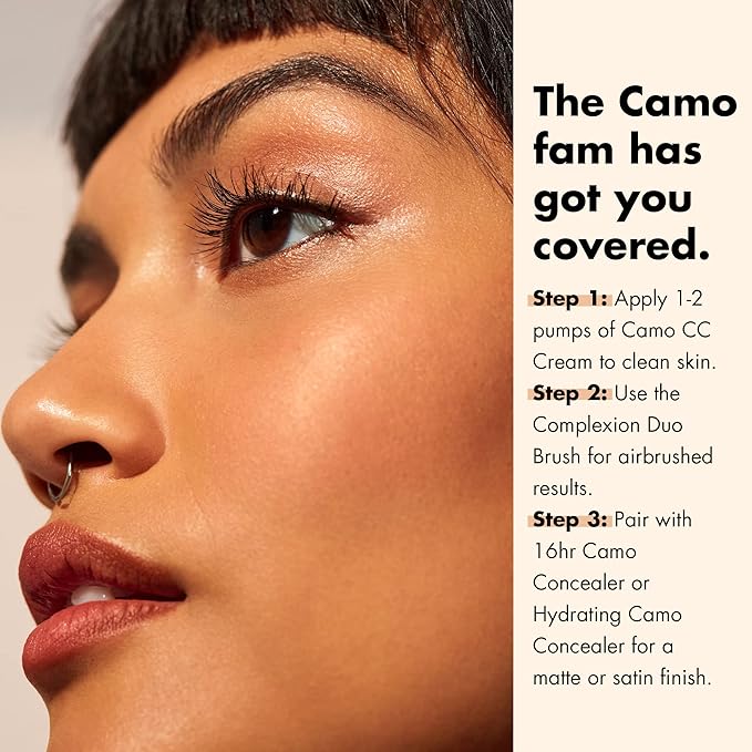e.l.f. Camo CC Cream, Color Correcting Medium-To-Full Coverage Foundation with SPF 30, Light 240 W, 1.05 Oz (30g)-BrightBean Baby