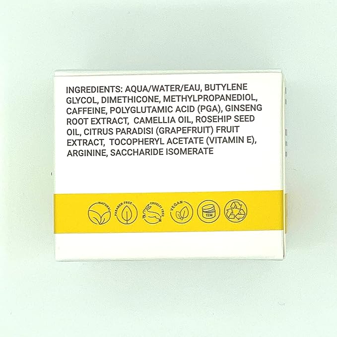 Doppeltree Caffeine Under Eye Cream Anti Aging Men and Women, for Wrinkles, Puffy Eyes and Dark Circles - Brightening & Firming, Minimize Bags, Puffiness and Fine Lines-BrightBean Baby