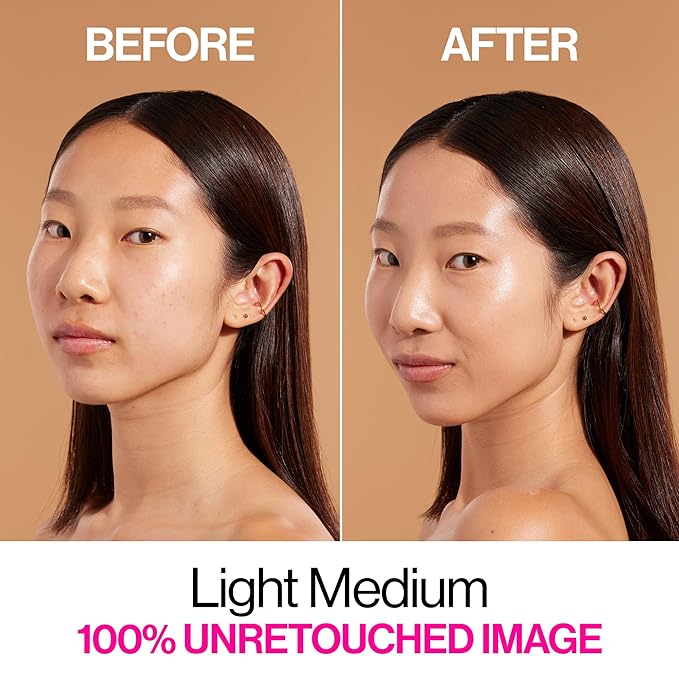 wet n wild Bare Focus Skin Tint,5% Niacinamide Enriched, Buildable Sheer Lightweight Coverage,Natural Radiant Finish,Hyaluronic & Vitamin Hydration Boost,Cruelty-Free & Vegan-Light Medium Sand-BrightBean Baby