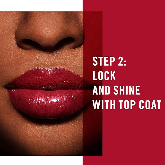 Rimmel London Provocalips 16hr Kiss-Proof Lip Color - Two-Step Liquid Lipstick to Lock in Color and Shine - 220 Lazy Daze, .14 fl.oz.