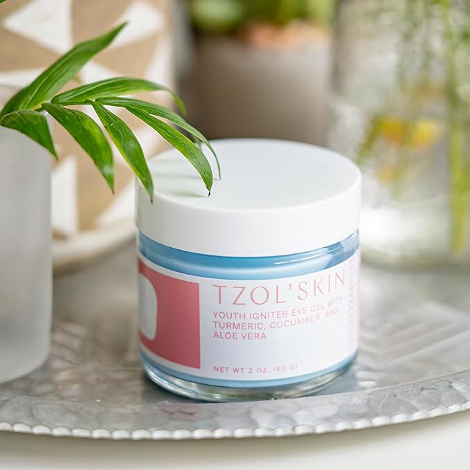 TZOL’SKIN - Youth Igniter Eye Gel - For Tired Eyes - Reduces Look of Puffiness, Fatigue & Dark Circles - Hydrating & Smoothing - Caffeinated - No Paraben, Silicones & Sulfates - Vegan - Cruelty Free-BrightBean Baby