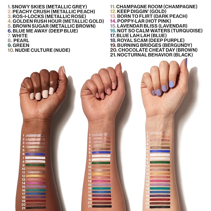 wet n wild Color Icon Cream Eyeliner Eyeshadow Multi-Stick, Moisturizing, Nourishing Velvety Cream-to-Powder Buildable & Blendable Formula, Cruelty-Free & Vegan - Born To Flirt