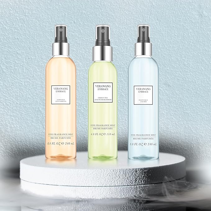 Vera Wang Embrace Periwinkle and Iris Body Mist 8.4 fl oz (Pack of 1), Notes of Bergamot, Periwinkle, and Vanilla, Women's Fragrance, Long Lasting, Everyday Fragrance-BrightBean Baby