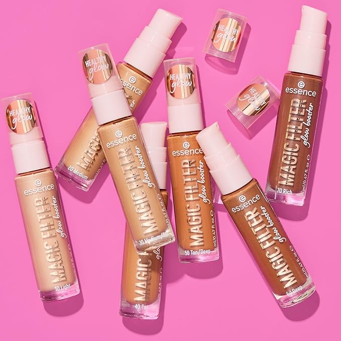 essence | Magic Filter Glow Booster | Complexion Perfector for a Radiant, Soft Focus Effect | Vegan & Cruelty Free-BrightBean Baby