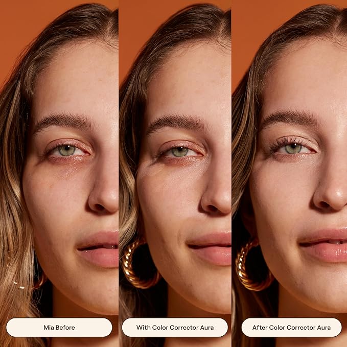 Live Tinted Huestick: All-over Color Corrector Multistick for Brighter, Balanced Skin, Works on Lips, Cheeks, And Eyes, Vitamins C+E Soothes, Heals & Nourishes Damaged Skin - Aura 3g / 0.1oz-BrightBean Baby