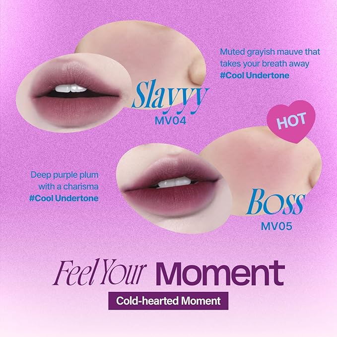 Lip&Cheek Blurry Pudding Pot | Cold-hearted Moment - Chill'n | Makeup Blush, Buildable Lightweight, Multi-Use Soft Matte Finish | 5g-BrightBean Baby