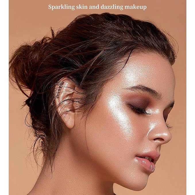 Highlighter Makeup Stick - Patting Powder, Body Glitter Fairy Dust Glitter Fairy Makeup Powder Stick Patting Powder Glitter Contour Blush Powder Face Brightens for Face Body Hair Makeup Kit - 3 Colors-BrightBean Baby