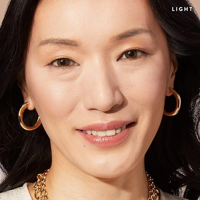 LAURA GELLER NEW YORK Quench-n-Tint Hydrating Foundation - Light - Sheer to Light Buildable Coverage - Natural Glow Finish - Lightweight Formula with Hyaluronic Acid-BrightBean Baby