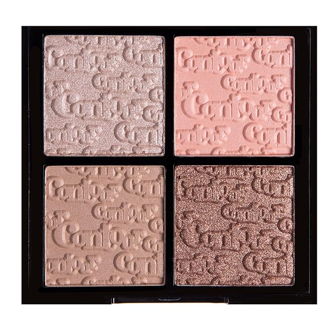 ELLEN TRACY Great Sculpt Face Contouring Kit: Highlight, Blush, Sculpt, and Contour for Effortless Beauty Enhancement