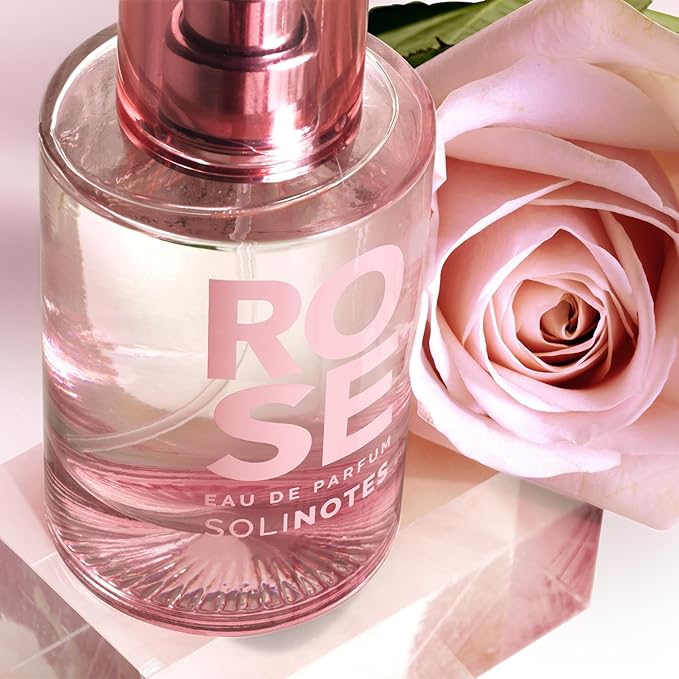 Solinotes Rose Perfume for Women, 1.7 Fl Oz/ 50 ML Eau De Parfum, Delicate Floral and Soothing Scent with Premium Ingredients - Clean Perfume, Cruelty Free, Vegan, Made in France-BrightBean Baby