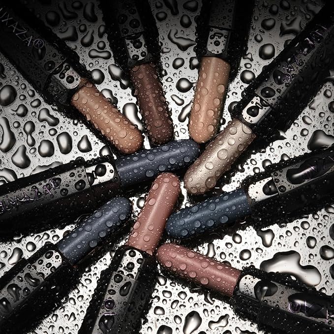 6PCS Neutral Eyeshadow Stick Makeup Set, Matte Cream Eye Shadow Eyeliner Brightener Pencil Crayon - B3 Iced Oat-BrightBean Baby