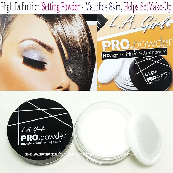 L.A. Girl BB Pro Powder Translucent, LAX-GPP939, 0.17 Ounce-BrightBean Baby
