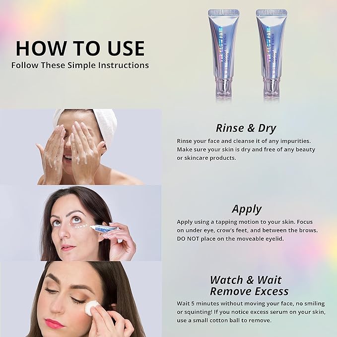 Eye Repair Serum (10g) - Under Eye Cream for Dark Circles to Reduces Eye Bags, Puffiness and Wrinkles - Eye Cream (2 pack)-BrightBean Baby