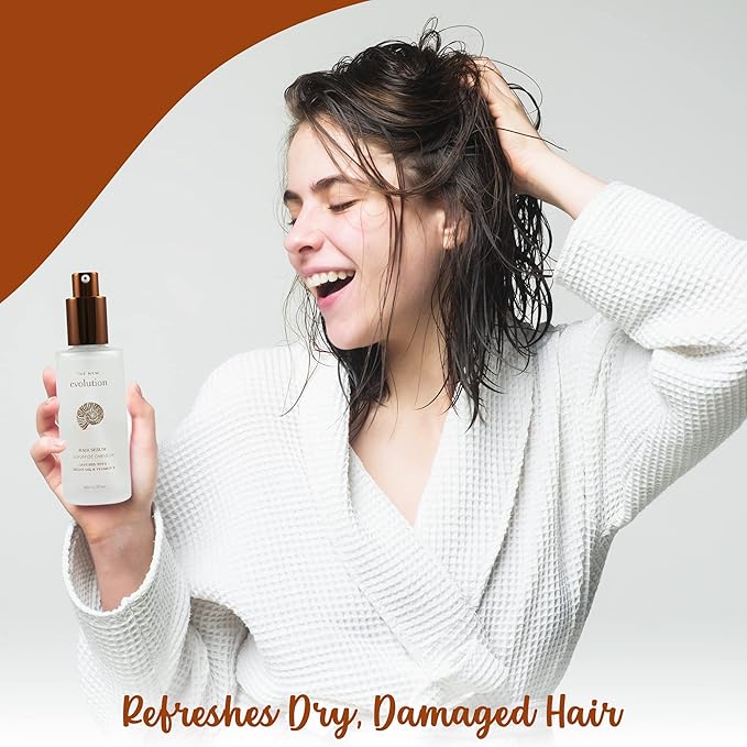 HerStyler Evolution Argan Oil Serum - Vitamin E Nourishing Treatment to Soften Dry Hair, For Hair Straightening With Aloe Vera (2 Pack)-BrightBean Baby