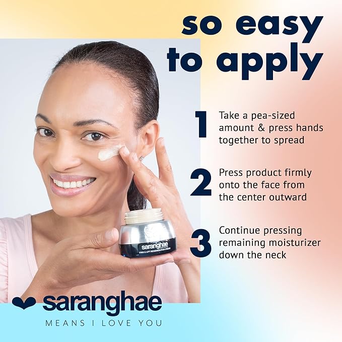 Saranghae Hydrating Moisturizer Face Cream for Soft, Smooth Skin, Face Moisturizer for Dry Skin, with Hyaluronic Acid & 12 Anti-Aging Skin Care Botanicals for Cellular Regeneration - 2.11 oz-BrightBean Baby